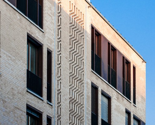 Architektur Fotos Köln Appartment Haus Fassaden Detail