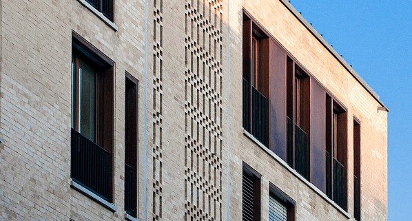 Architektur Fotos Köln Appartment Haus Fassaden Detail