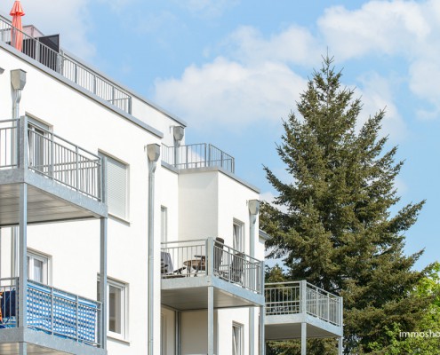 Architektur Fotograf Köln Angesetzte Balkon Stahlkonstruktion